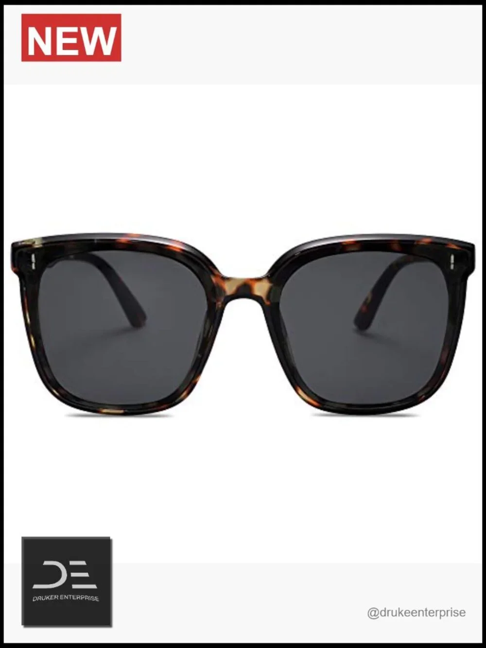 Vintage Style Square Sunglasses with UV400 Protection